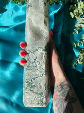 Load image into Gallery viewer, Moss Agate Tower 6