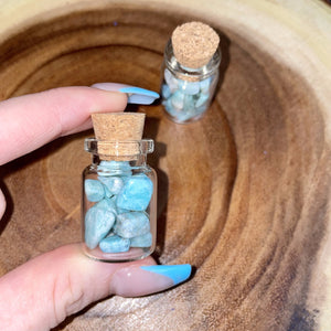 (1) Amazonite Chip Jar