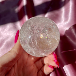 Clear Quartz Sphere 1