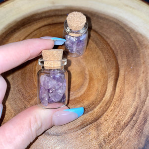 (1) Amethyst Chip Jar