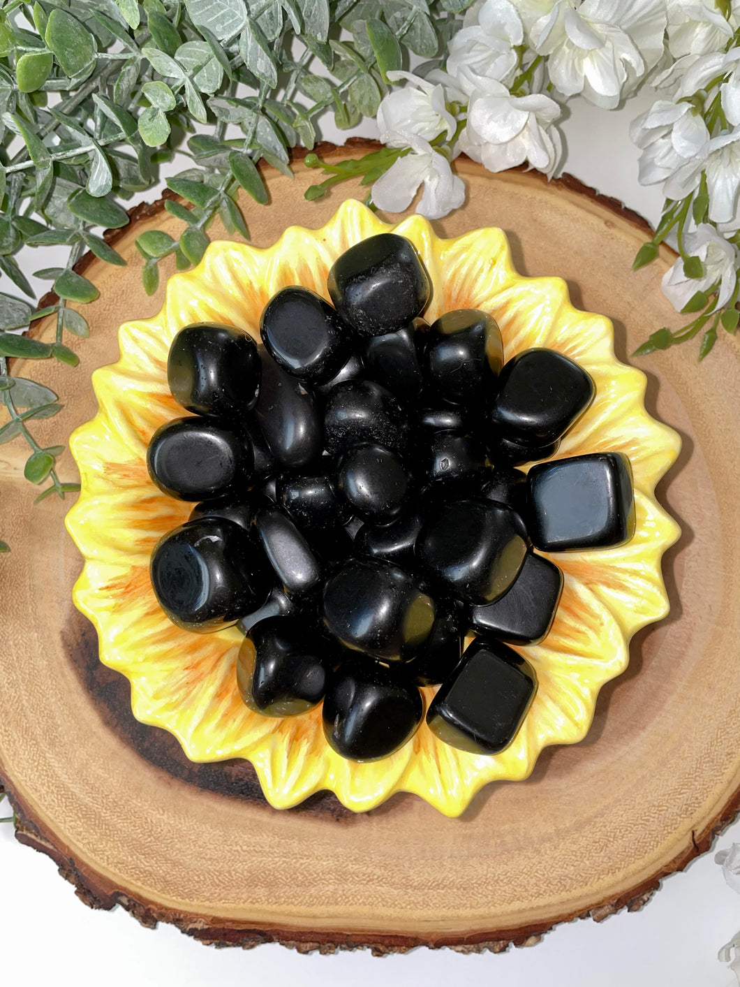 (1) Black Obsidian Tumble