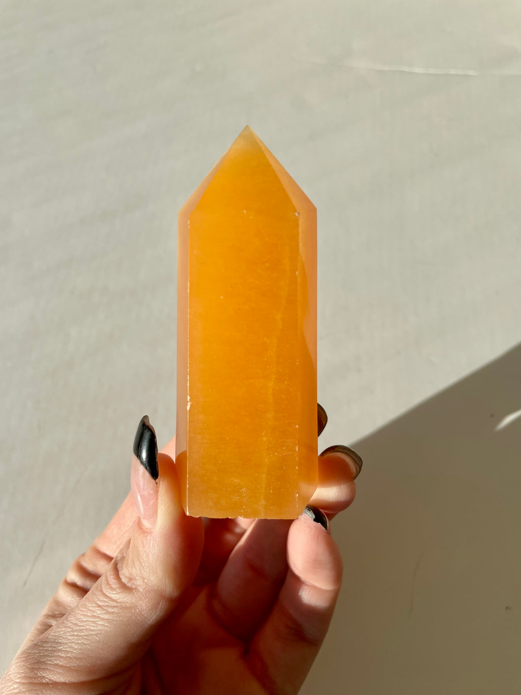 Orange Calcite Tower 1